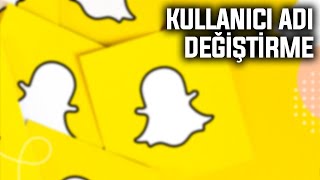 SNAPCHAT KULLANICI ADI DEĞİŞTİRME  2024 [upl. by Wren]