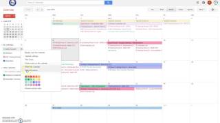 How to Change the Color of a Calendar [upl. by Lewellen]