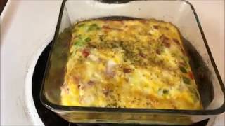 Easy Baked OmeletteStep by Step Tutorial [upl. by Dlnaod954]