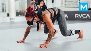 Cris Cyborg MMA Training Highlights  Muscle Madness [upl. by Rafaelle]