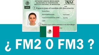 Residencia temporal y Residencia permanente FM1 FM2 y FM3  Migrar a México 2020 [upl. by Animaj]