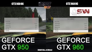 GTX 950 Vs GTX 960 Gaming Performance Comparison [upl. by Yuille620]