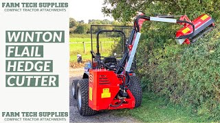 Flail Hedge Cutter  Farm Tech Supplies Ltd [upl. by Nallij]