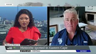 Meteorite spotted in E Cape Tim Christy weighs in [upl. by Aihtibat]