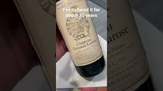 1988 Chateau Gruaud Larose for the Holidays short [upl. by Shela]