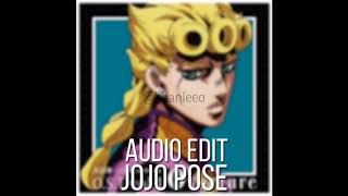 JOJO POSE audio edit [upl. by Atenaz]