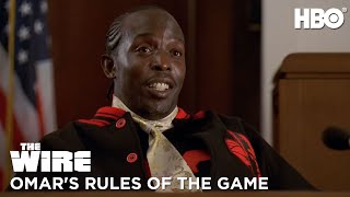 The Wire Omars Rules of the Game  HBO [upl. by Rett255]