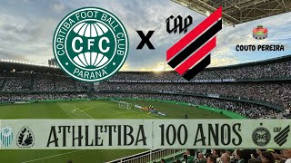 Athletiba centenário  Coritiba 1 x 1 Athlético Paranaense  Estádio Major Antônio Couto Pereira [upl. by Nigel]