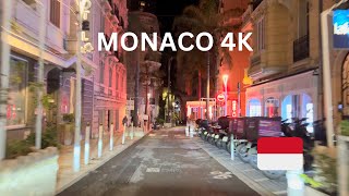 Scenic Drive through Monaco  4K [upl. by Wallache]