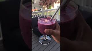 Quick Berry Smoothie with Frozen Mixed Berries shorts [upl. by Rein181]