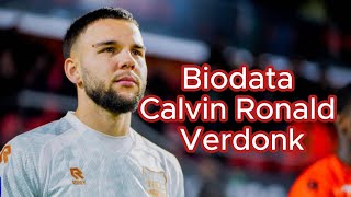 Pemain Timnas Calvin Verdonk  Profil dan Biodata Pemain Timnas Indonesia Berdarah Aceh belanda [upl. by Ahsocin787]