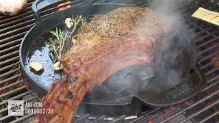 How to Reverse Sear  Weber Summit Charcoal Grill  Tomahawk Ribeye [upl. by Mcripley]