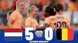 Netherlands vs Belgium  Highlights  Womens International Friendly 02072023 [upl. by Kalam]