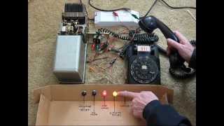 Strowger stepbystep switch demonstration [upl. by Windham]