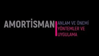 Normal Amortisman Yöntem ve Uygulama [upl. by Urissa]