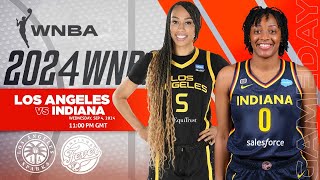 Los Angeles Sparks vs Indiana Fever  WNBA 2024 Live Score Update [upl. by Julienne]