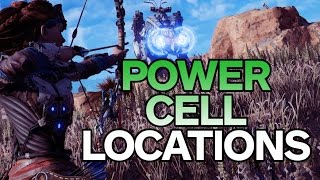 Horizon Zero Dawn All Power Cell Locations  Best Way to Play [upl. by Notnad34]