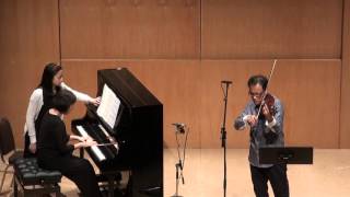 Franck Violin Sonata in A major mov 2 [upl. by Aicats]