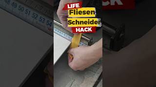 Fliesenschneider Life Hack  Einfach Genial [upl. by Lehplar]