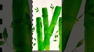 Green Bambu easy painting paintingideas easyacrylic art easy painting simpleacrylic [upl. by Colet]