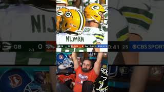 CHAOS Perna curses the Packers kicker Grossi loses it GrossiPernaBowl Packers Broncos NFL [upl. by Burnie]