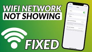 iPhone WiFi Not working I WiFi Network Not Showing in iPhone I iPhone Not Showing WiFi Networks [upl. by Lucy]