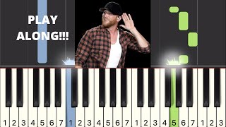 quotSingle Saturday Nightquot  Cole Swindell Piano TutorialCover [upl. by Queri801]