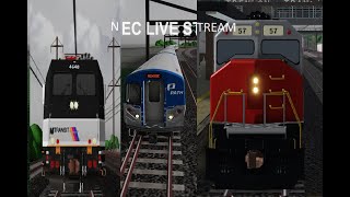 Virtual Railcam at newark bridge in roblox [upl. by Elga252]