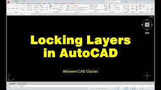 Locking Layers in AutoCAD [upl. by Andonis434]