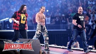 quotStone Coldquot HBK and Mick Foley make a surprise appearance WrestleMania 32 on WWE Network [upl. by Oletha]