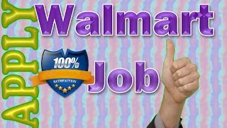 Walmart Job Application Online Video Review [upl. by Dana430]