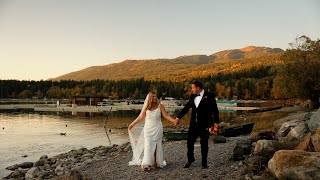 The Lodge at Whitefish Lake Wedding Teaser  Carly  Scott [upl. by Atekal79]