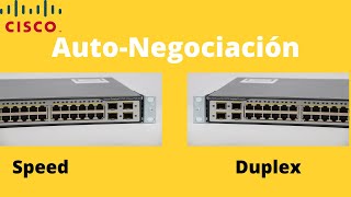 Autonegociacion en Switches Cisco y cómo desactivarla DUPLEX amp SPEED [upl. by Kinney]