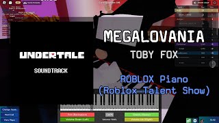 Megalovania  Roblox Got Talent ROBLOX Piano Cover [upl. by Asirap]