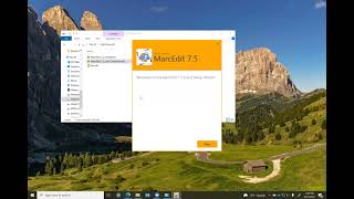 MarcEdit 75 Installation Demo UserOnly Self Contained [upl. by Higgins]
