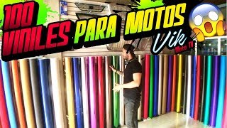 Aquí encuentras vinil para forrar tu motocicleta wrap [upl. by Herodias]