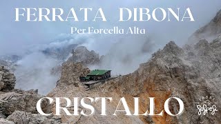 FERRATA DIBONA  Il giro ad anello più corto  Cortina dAmpezzo Dolomiti [upl. by Yur730]