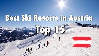 Top 15 Best Ski Resorts In Austria 2022 [upl. by Annaed]