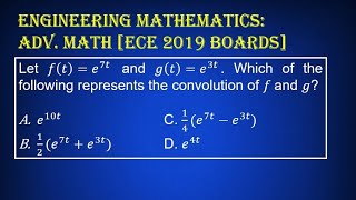 Engineering Mathematics Advanced Mathematics ECE 2019 Boards [upl. by Raynard]