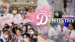 A DAY IN THE LIFE of a FRESHMAN DENTISTRY STUDENT 🦷 f2f classes  Centro Escolar University 🌸 [upl. by Hillie]