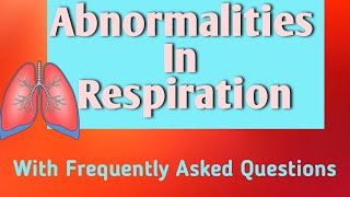 What Are The Alteration In Respiration Abnormal Breathing Pattern And Sounds Nursing [upl. by Einaj527]