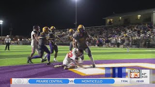 LIVE Monticello hosts Prairie Central in Week 7 Spotlight [upl. by Cerelia]