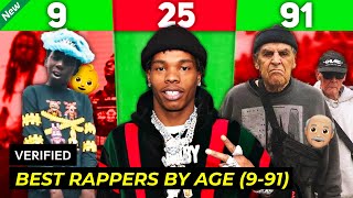 BEST RAPPERS BY AGE 9  91 Years Old [upl. by Natividad]