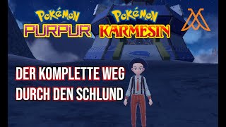 Pokemon Karmesin und Purpur  Der Komplette weg durch den Schlund in 5min  Guide Deutsch [upl. by Sira]