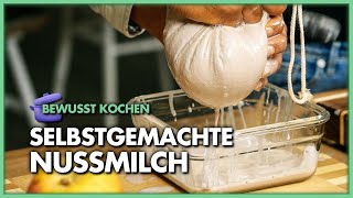 Pflanzenmilch als Milchersatz Die gehaltvolle regionale Milchalternative selbstgemacht [upl. by Eibbor48]