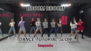 BBoom BBoom  DANCE TUTORIAL MIRROR SLOW  MOMOLAND 모모랜드 [upl. by Acinok]