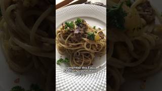 Quick amp Easy Spanish Sardines Pasta Recipe  Perfect Weeknight Meal [upl. by Eelatan]