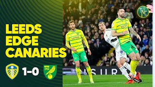 LEEDS UNITED 10 NORWICH CITY  TOUGH BATTLE FOR CANARIES [upl. by Eki]