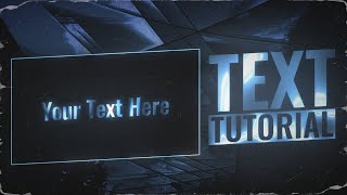 ALIGHT MOTION TEXT TUTORIAL \  Ae Inspired Glow Text  free xml preset [upl. by Ivan]