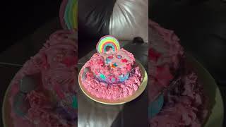 Yummiest cake and cupcakes 🥰 babycake redvelevet cake decoratinggirlcake babygirl chocolate [upl. by Storer]